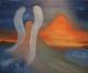 Atlantisengel - Stefanie Lange - Aquarell auf Leinwand - Sonstiges - Klassisch Atlantisengel - Stefanie Lange - Aquarell auf Leinwand - Sonstiges - Klassisch