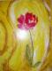 Tulpe - Marion Vossberg-Fiesser - Ãl auf Holz - Blumen - Gegenständlich Tulpe - Marion Vossberg-Fiesser - Ãl auf Holz - Blumen - Gegenständlich