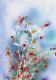 Blüten in blau - Andrea Zahradnik - Acryl auf Papier - Blumen - Klassisch Blüten in blau - Andrea Zahradnik - Acryl auf Papier - Blumen - Klassisch