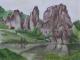 Externsteine - Elke Grund - Pastell auf Papier - Landschaft - Klassisch Externsteine - Elke Grund - Pastell auf Papier - Landschaft - Klassisch