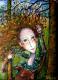 the girl and the leaves - Ekaterina Ershova - Acryl auf Leinwand - Portrait - PopArt the girl and the leaves - Ekaterina Ershova - Acryl auf Leinwand - Portrait - PopArt