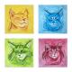 Quartett \Katzenliebelei\ - Annett Tropschug - Acryl-Sonstiges auf Leinwand - Katzen-Sonstiges-Freude-Liebe - Figuration-Naturalismus Quartett \Katzenliebelei\ - Annett Tropschug - Acryl-Sonstiges auf Leinwand - Katzen-Sonstiges-Freude-Liebe - Figuration-Naturalismus