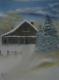 Winterlandschaft - Gerhard Titz - Ãl auf Leinwand - Landschaft - Realismus Winterlandschaft - Gerhard Titz - Ãl auf Leinwand - Landschaft - Realismus