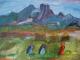 Bäuerinnen in Afrika - Emmi Huehne - Acryl auf Leinwand - Sonstiges - Klassisch Bäuerinnen in Afrika - Emmi Huehne - Acryl auf Leinwand - Sonstiges - Klassisch