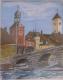 Steinerne Brücke in Regensburg - Gerhard Titz - Aquarell auf Papier - Landschaft - Klassisch Steinerne Brücke in Regensburg - Gerhard Titz - Aquarell auf Papier - Landschaft - Klassisch