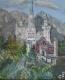 Neuschwanstein - Gerhard Titz - Aquarell auf Papier-Pappe - Landschaft - Klassisch Neuschwanstein - Gerhard Titz - Aquarell auf Papier-Pappe - Landschaft - Klassisch
