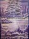 Winter in Violett - Ronny Schleinig - Acryl auf Leinwand - Sonstiges-Winter - Klassisch Winter in Violett - Ronny Schleinig - Acryl auf Leinwand - Sonstiges-Winter - Klassisch