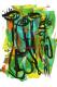 BBQ PARTY IN GREEN - *KAYEM *KAYEM - Acryl auf Leinwand - Abstrakt-Freude - Abstrakt BBQ PARTY IN GREEN - *KAYEM *KAYEM - Acryl auf Leinwand - Abstrakt-Freude - Abstrakt