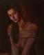 Frau im grauen Pullover - Petr Vyoral - Ãl auf Holz - Portrait-Frauen - Realismus Frau im grauen Pullover - Petr Vyoral - Ãl auf Holz - Portrait-Frauen - Realismus