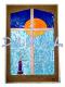 Fenster mit Mosaik - Hans-Dieter DIVAL - Schwarz - auf - Sonstiges-Sonne - Fenster mit Mosaik - Hans-Dieter DIVAL - Schwarz - auf - Sonstiges-Sonne -