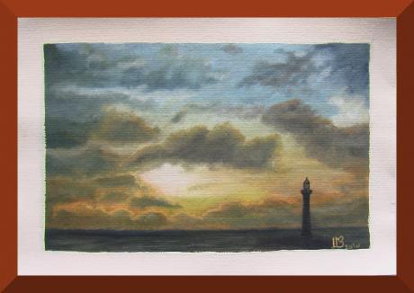 Sonnenuntergang am Leuchtturm - Ilonka Brandstetter - Array auf Array - Array - Array Sonnenuntergang am Leuchtturm - Ilonka Brandstetter - Array auf Array - Array - Array