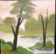 morning break by the lake - Daniela Hartmann - Ãl auf Leinwand - Landschaft - Klassisch morning break by the lake - Daniela Hartmann - Ãl auf Leinwand - Landschaft - Klassisch