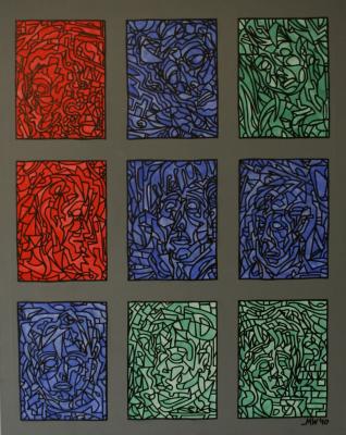 Faces (Mario Wohlfahrt) - Helene + Mario Wohlfahrt - Array auf Array - Array - Array Faces (Mario Wohlfahrt) - Helene + Mario Wohlfahrt - Array auf Array - Array - Array