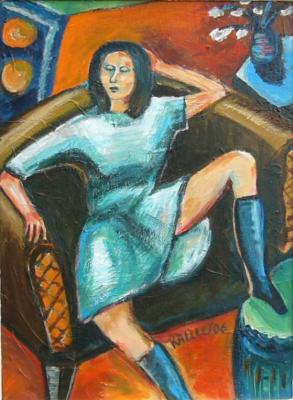 ---Mädchen mit blauem Kleid - Karl-Heinz Schicht - Array auf Array - Array - Array ---Mädchen mit blauem Kleid - Karl-Heinz Schicht - Array auf Array - Array - Array