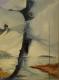 Die blau gebrochene Landschaft - Peter Klonowski - Ãl auf Leinwand - Landschaft - Abstrakt Die blau gebrochene Landschaft - Peter Klonowski - Ãl auf Leinwand - Landschaft - Abstrakt