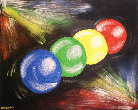 Vier Kugeln im Raum - Karsten Hoffmann - Array auf Array - Array - Array Vier Kugeln im Raum - Karsten Hoffmann - Array auf Array - Array - Array