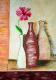 Vasen mit Hibiscusblüte - marion kapur - Acryl auf Leinwand - Blumen-Stillleben - Gegenständlich Vasen mit Hibiscusblüte - marion kapur - Acryl auf Leinwand - Blumen-Stillleben - Gegenständlich