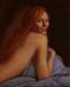 Blondhaarige Frau - Petr Vyoral - Ãl auf Holz - Akt-Frauen - Klassisch Blondhaarige Frau - Petr Vyoral - Ãl auf Holz - Akt-Frauen - Klassisch
