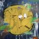 captured in his yellow round body - KEF! - Acryl auf Leinwand - Abstrakt - Abstrakt captured in his yellow round body - KEF! - Acryl auf Leinwand - Abstrakt - Abstrakt