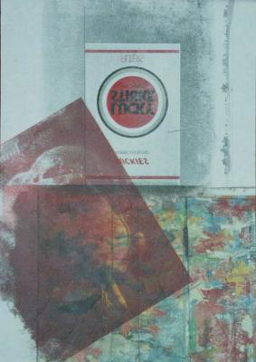 Frottage - Nitrohanddruck - Anja Noll - auf - Array - Frottage - Nitrohanddruck - Anja Noll - auf - Array -