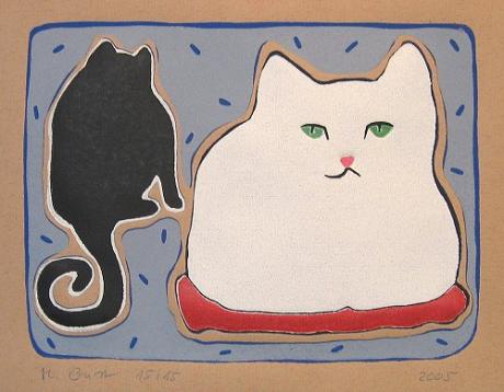 Siegerin, Farblinolschnitt - mariagust - auf - Array - Siegerin, Farblinolschnitt - mariagust - auf - Array -