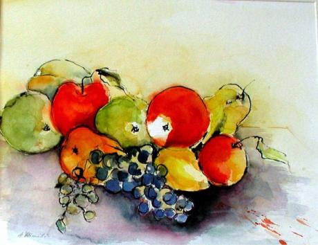 Stilleben Obst - Hannelore Klimitsch - Array auf Array - Array - Stilleben Obst - Hannelore Klimitsch - Array auf Array - Array -