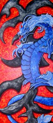 Dragon blue - Thorsten T. Hiller - auf - Array - Dragon blue - Thorsten T. Hiller - auf - Array -