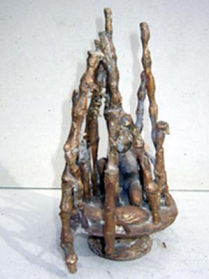 bambus mann im bambushein bronze - claudio volta - auf - Array - bambus mann im bambushein bronze - claudio volta - auf - Array -