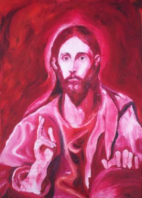 jesus in rot - Milan art - Array auf Array - Array - jesus in rot - Milan art - Array auf Array - Array -