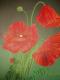 Mohn mit Wassertropfen - Lena Wanner - Acryl auf Leinwand - Sonstiges-Mohn - Mohn mit Wassertropfen - Lena Wanner - Acryl auf Leinwand - Sonstiges-Mohn -