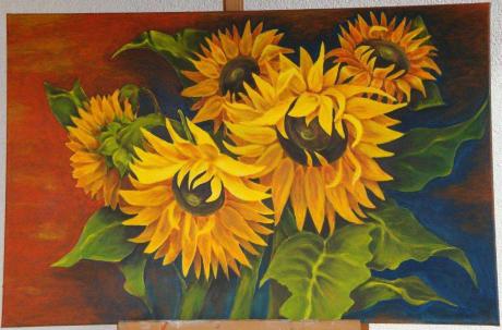 SONNENBLUMEN 1 - Monika Messerschmidt - Array auf Array - Array - Array SONNENBLUMEN 1 - Monika Messerschmidt - Array auf Array - Array - Array