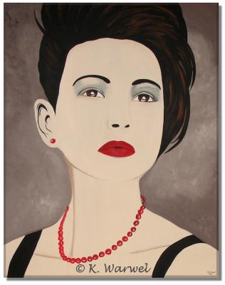 Scarlett- Acrylgemälde 100x80cm - Klaudia Warwel - Array auf Array - Array - Array Scarlett- Acrylgemälde 100x80cm - Klaudia Warwel - Array auf Array - Array - Array