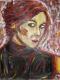 The Red Beauty - Peter Mach - Ãl auf Leinwand - Portrait - Klassisch The Red Beauty - Peter Mach - Ãl auf Leinwand - Portrait - Klassisch
