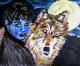 Blue Moon - Peter Mach - Aquarell auf Leinwand - Portrait - Klassisch Blue Moon - Peter Mach - Aquarell auf Leinwand - Portrait - Klassisch