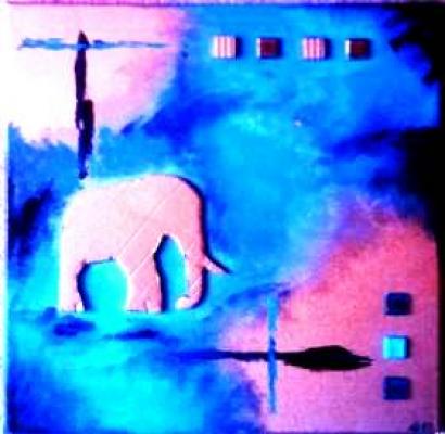 blue Egypt - Haschberger - Array auf Array - Array - blue Egypt - Haschberger - Array auf Array - Array -