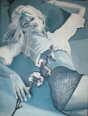 Akt-Teilakt Oelgemälde - Aerni - auf Array - Array - Akt-Teilakt Oelgemälde - Aerni - auf Array - Array -