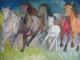 Dülmener Wildpferde - Alex Wotschall - Ãl auf Leinwand - Sonstiges - Dülmener Wildpferde - Alex Wotschall - Ãl auf Leinwand - Sonstiges -