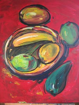 Stielleben vor Rot - Alex Wotschall - Array auf Array - Array - Stielleben vor Rot - Alex Wotschall - Array auf Array - Array -