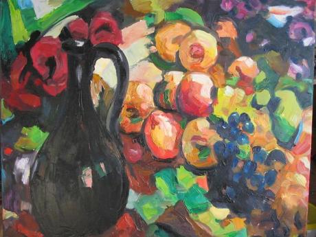 Stielleben Krug mit Früchten - Alex Wotschall - Array auf Array - Array - Stielleben Krug mit Früchten - Alex Wotschall - Array auf Array - Array -