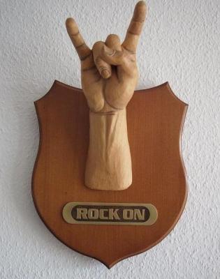 ROCK-Trophäe, Devilhorns - REMSTEX - auf - Array - ROCK-Trophäe, Devilhorns - REMSTEX - auf - Array -