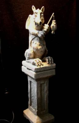 Sitzende Drache mit Angelstock - Arkadius Frajny - auf - Array - Sitzende Drache mit Angelstock - Arkadius Frajny - auf - Array -