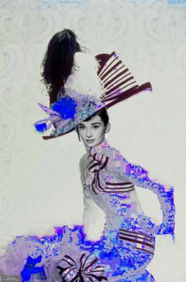 Audrey im blauen Blumenkleid - Cabon - Array auf Array - Array - Audrey im blauen Blumenkleid - Cabon - Array auf Array - Array -