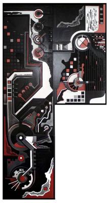 Relief Dyptichon - ARGOS - auf Array - Array - Relief Dyptichon - ARGOS - auf Array - Array -