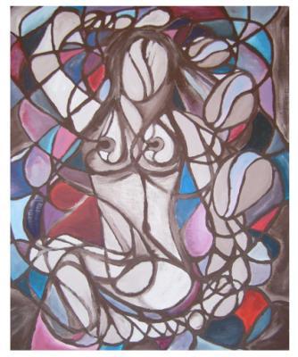 Posierende Frau - bonheur - Array auf Array - Array - Posierende Frau - bonheur - Array auf Array - Array -