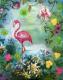 flamingo.1 - Mareike Felsch - -Mischtechnik auf Leinwand - Fantastisch-Wildtiere-Freude - PopArt flamingo.1 - Mareike Felsch - -Mischtechnik auf Leinwand - Fantastisch-Wildtiere-Freude - PopArt