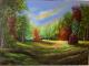 Waldlichtung - andreas kaufmann - Ãl auf Leinwand - Wald - Impressionismus Waldlichtung - andreas kaufmann - Ãl auf Leinwand - Wald - Impressionismus