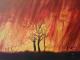 In Memoriam - Petra Wohlwerth - Acryl auf Leinwand - Landschaft-Feuer - Realismus In Memoriam - Petra Wohlwerth - Acryl auf Leinwand - Landschaft-Feuer - Realismus