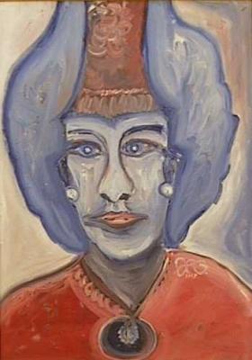 Gesicht (1996) -Horst Gartenmeister- - Farbenchaot - auf - Array - Gesicht (1996) -Horst Gartenmeister- - Farbenchaot - auf - Array -