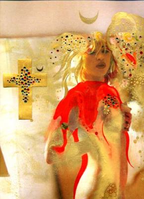 Madonna, Portrait mit Swarovski Kristallen (2003) - Roland Carlos - auf - Array - Madonna, Portrait mit Swarovski Kristallen (2003) - Roland Carlos - auf - Array -