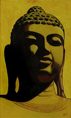 Buddha in Gelb - Hans Batschauer - Array auf Array - Array - Array Buddha in Gelb - Hans Batschauer - Array auf Array - Array - Array